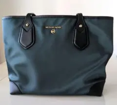 MICHAEL KORS ダークグリーン トートバッグ