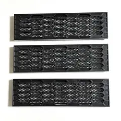 5インチベイ カバー 3個セット 通気性メッシュ