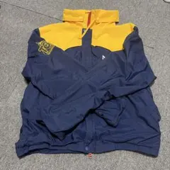 SERAC ナイロンジャケット Lサイズ ネイビー/イエロー