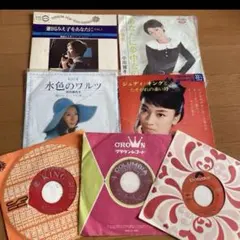 EPレコード 歌謡曲 7枚セット まとめ売り 小川知子 ジュディ・オング 他