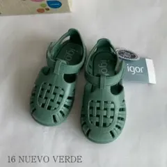 igor サンダル 28 オリーブグリーン