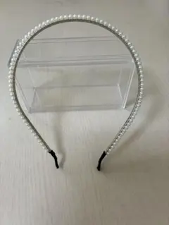 パール装飾ヘアバンド
