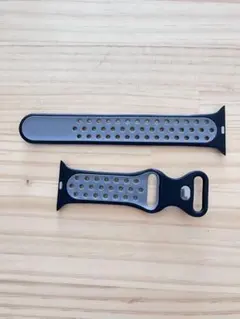 Apple Watch用 スポーツバンド ブラック/グレー