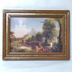 世界名画 人生の航海：青春 複製画 米国お土産品