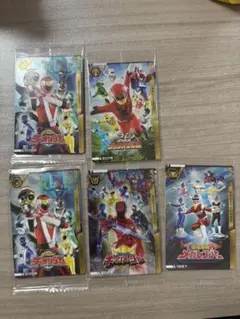 スーパー戦隊シリーズ　50周年カード 5セット