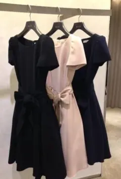 美品　M-PREMIER　エムプルミエ　クチュール ワンピース 38 　パニエ