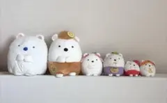 すみっコぐらし　しろくま　6匹セット