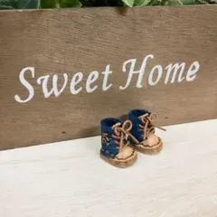 プチブライス 靴 カプセルドール ブライス ブーツ ミニチュア革 アウトフィット