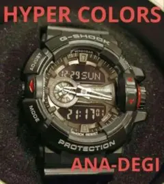 CACIO G-SHOCK GA-400-1B ハイパーカラーズ アナデジ