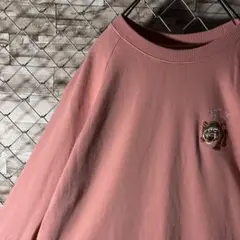 【大人気】オニツカタイガー OVERSIZED TOP スウェット　ピンクM