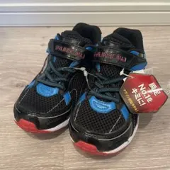 新品　キッズ　男の子　スニーカー　瞬足　ブラック　ブルー　20㎝