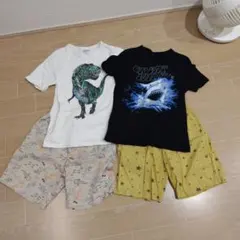 Tシャツ2枚とショートパンツ2枚セット