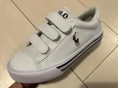 ポロラルフローレン　キッズシューズ　白１７㎝のサムネイル