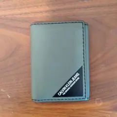 CALVIN KLEIN JEANS オリーブグリーン名刺入れ