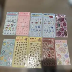 プリキュア ポケモン サンリオ ミッフィ トムジェリ ジョージ 10シートセット