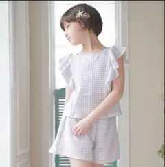 CC送料込み 肩フリルセパレート水着 [LIL] 140cm【M3988】