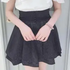 evelyn♡ジャガードダブルフレアスカートのサムネイル