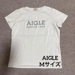 AIGLE ホワイト Tシャツ Mサイズ