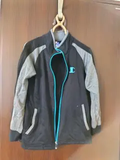 Champion ジャケット 150サイズ 黒/グレー
