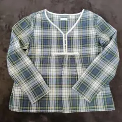 Studio Clip チェック柄長袖チュニック