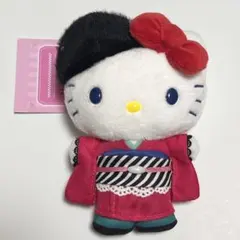 キティちゃん ムンクの叫び ぬいぐるみマスコット タグ付き ハロー