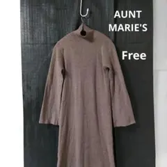 ハイネック ロングワンピース