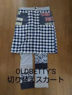 OLD BETTY'S でかポケットスカート チェック柄のサムネイル