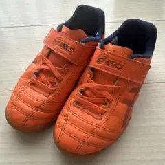 asics サッカー フットサル シューズ オレンジ
