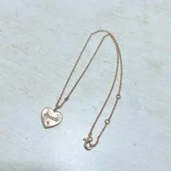 coachハート型ネックレス