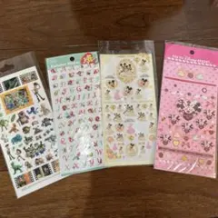 ディズニー　シール　４枚セット