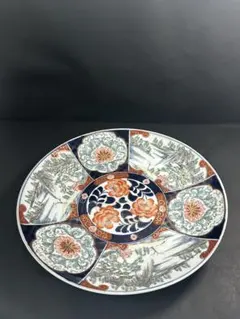 有田焼 峯山作 紅白菊 金彩 大皿 - メルカリ