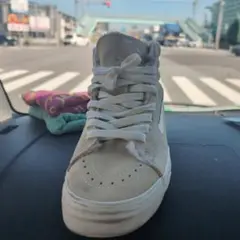 Vans Sk8-Hi ベージュ ハイカットスニーカー