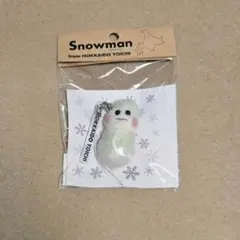 新品未開封 Snowman 羊毛クラフトストラップ 雪だるま