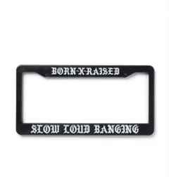 BORN X RAISED license flame usナンバー 1 - メルカリ