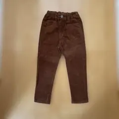 エフオーキッズ ブラウン コーデュロイ 長ズボン