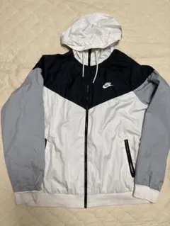 NIKE ナイロンジャケット フード付き バイカラー L