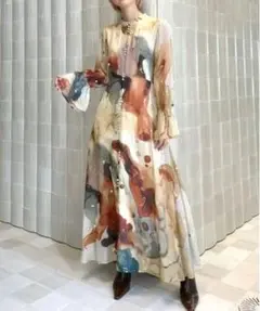 UNDRESSED AMELIA INK ART DRESS ameri