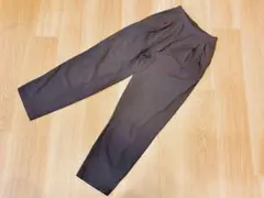 ユニクロ☆ナイロンウルトラストレッチテーパードパンツXSダークグレー