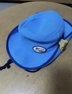 miki HOUSE メッシュ帽子 50 水色のサムネイル