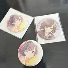 キャラクター缶バッジ 3個セット