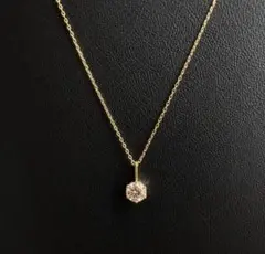 特別価格】一粒ダイヤモンドネックレス 0.120ct / K18・Pt900 - メルカリ