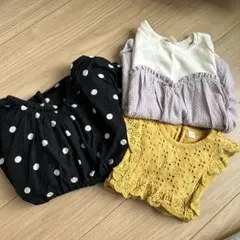 アプレレクール120 130 ワンピースドット