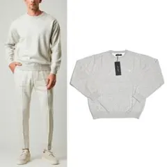 25SS限定 新品7.7万 1piu1uguale3　カシミア混 ニットのサムネイル