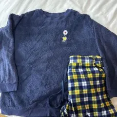 UNIQLO ウッドストック フリース ルームウェア L パジャマセット