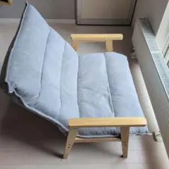 ハイバックソファー ワイド グレー LHB-1W アイリスオーヤマのサムネイル