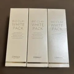未使用　銀座ステファニー ビオクレイ ホワイトパック 100g 3本セットのサムネイル