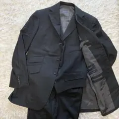 【極上の3ピース】BURBERRY スーツ　スリーピース　グレンチェック L