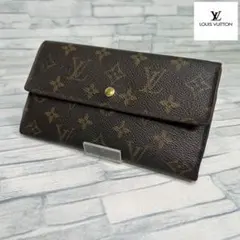 極美品 60 LOUIS VUITTON ルイヴィトン 長財布 三つ折り ov9 - メルカリ