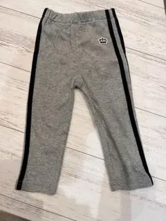 BABYDOLL ライン入りパンツ 90サイズ グレー