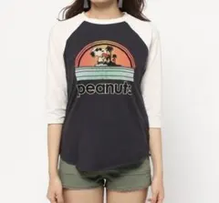 SLY スヌーピー コラボ ラグランTシャツ スライ